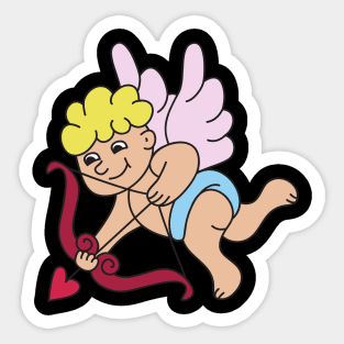 Valentine's Day Cupid Sticker